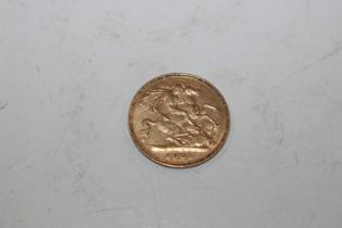 A 1901 half sovereign