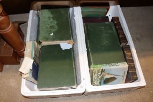 Two boxes of miscellaneous vintage books