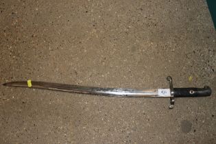 A 19th Century 1856 pattern artillery sword bayone