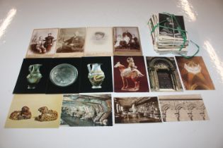 A collection of post-cards and photographs