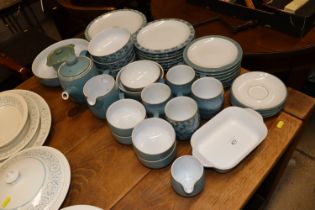 A quantity of Denby dinnerware