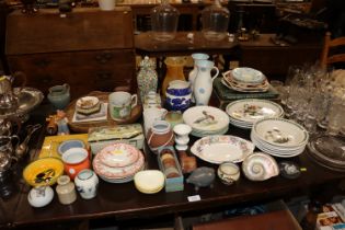 A quantity of various ceramics to include Portmeir