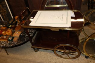 A retro tea trolley