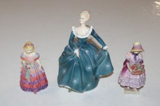 A Royal Doulton figurine "Greta" HN1485; a Royal D