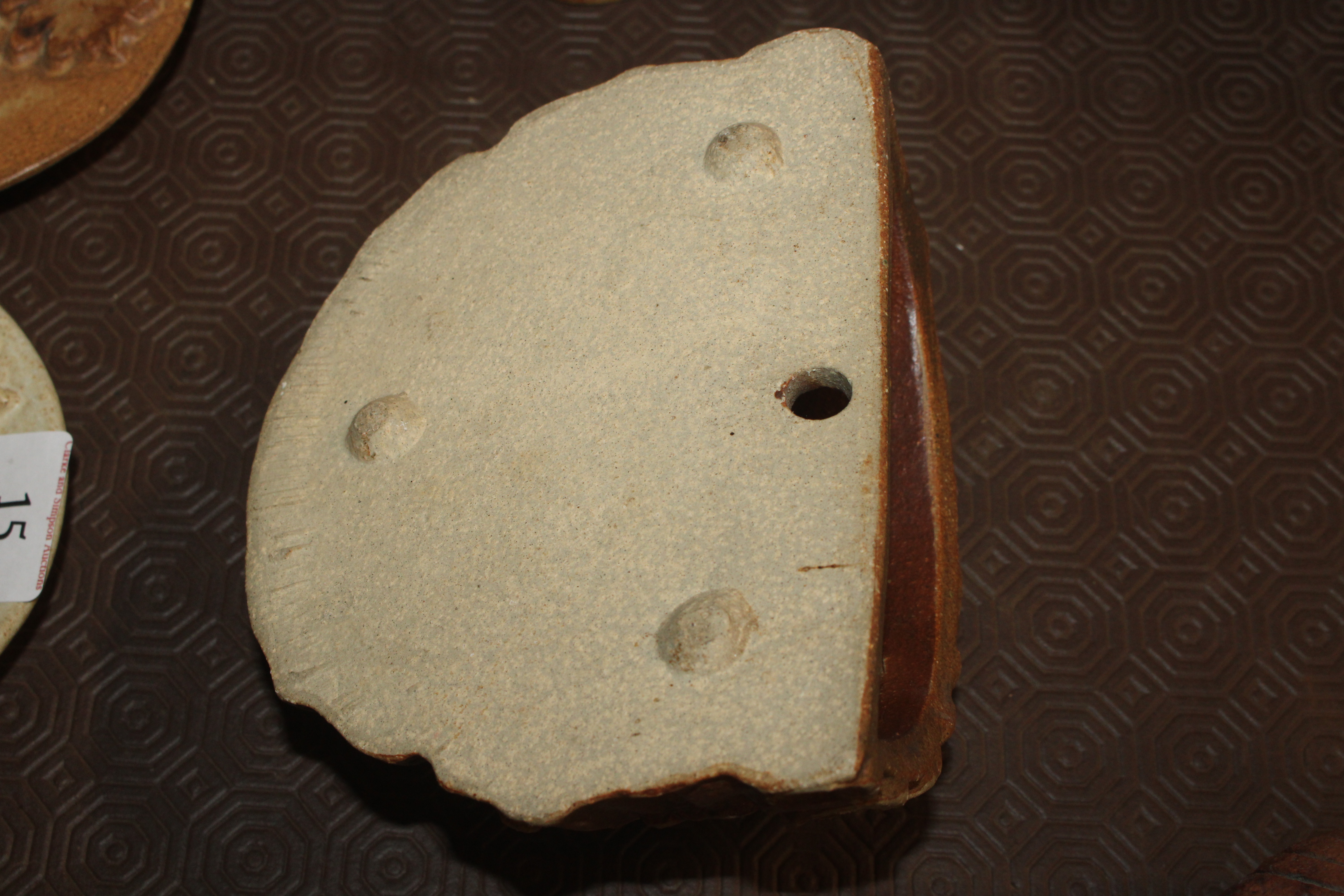 A Bernard Rooke pottery wall mounting posy holder, - Image 5 of 14