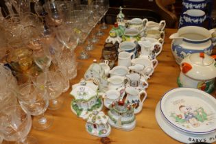 A collection of Coalport and other pastel burner c