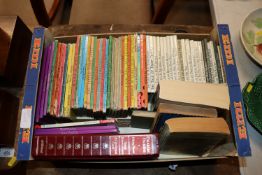 A box of miscellaneous books including a run of Beatrix Potter,  Ladybird books and Doctor Syn
