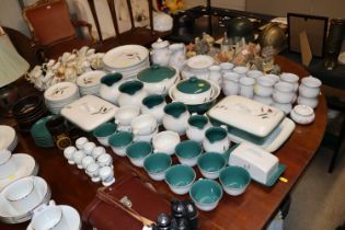 A large quantity of Denby "Greenwheat" pattern din