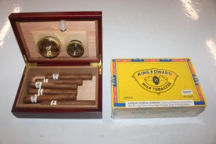 A box of fifty King Edward Imperial cigars and a H