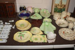 A collection of various Carlton ware, Maling ware