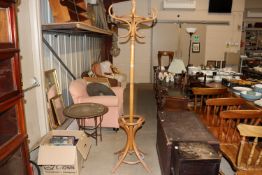 A bentwood type hat and coat stand AF