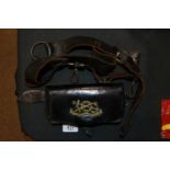 A Victorian Naval officers belt with Victorian car