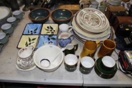 A collection of decorative china to include Wade t
