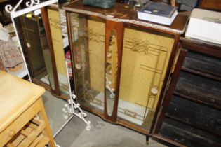 A vintage china display cabinet