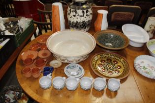 An A & J Young, Norfolk studio pottery bowl; Studio Pottery slipware decorated Silver Wedding