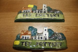 Two Tey pottery models