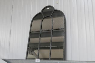 A metal framed wall mirror (147)