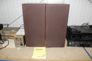 A pair of B & W DM14 16505 speakers