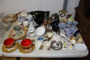 A collection of decorative china to include Wedgwo