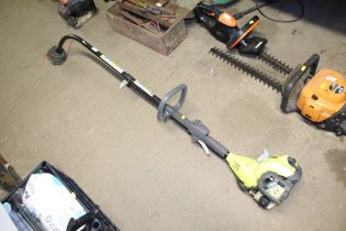 A Ryobi petrol strimmer