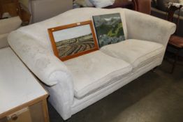 An upholstered Laura Ashley sofa