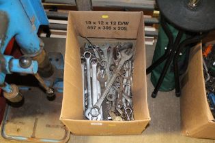 A box mostly spanners