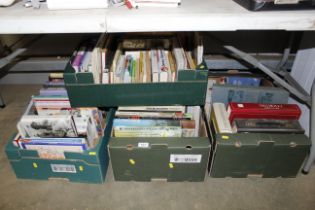 Four boxes of various books