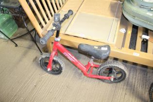 A toddlers Trax bicycle