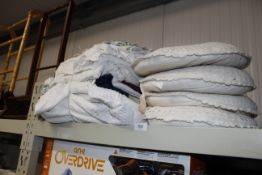 A bundle of linen and cushions