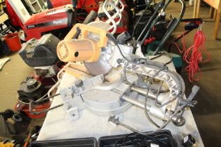 A large electric mitre saw