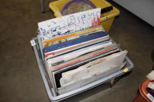 A box of records