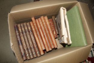 A box of books to include Fallacy of Ghost Dreams and Omens by Charles Ollier, The Southern State of