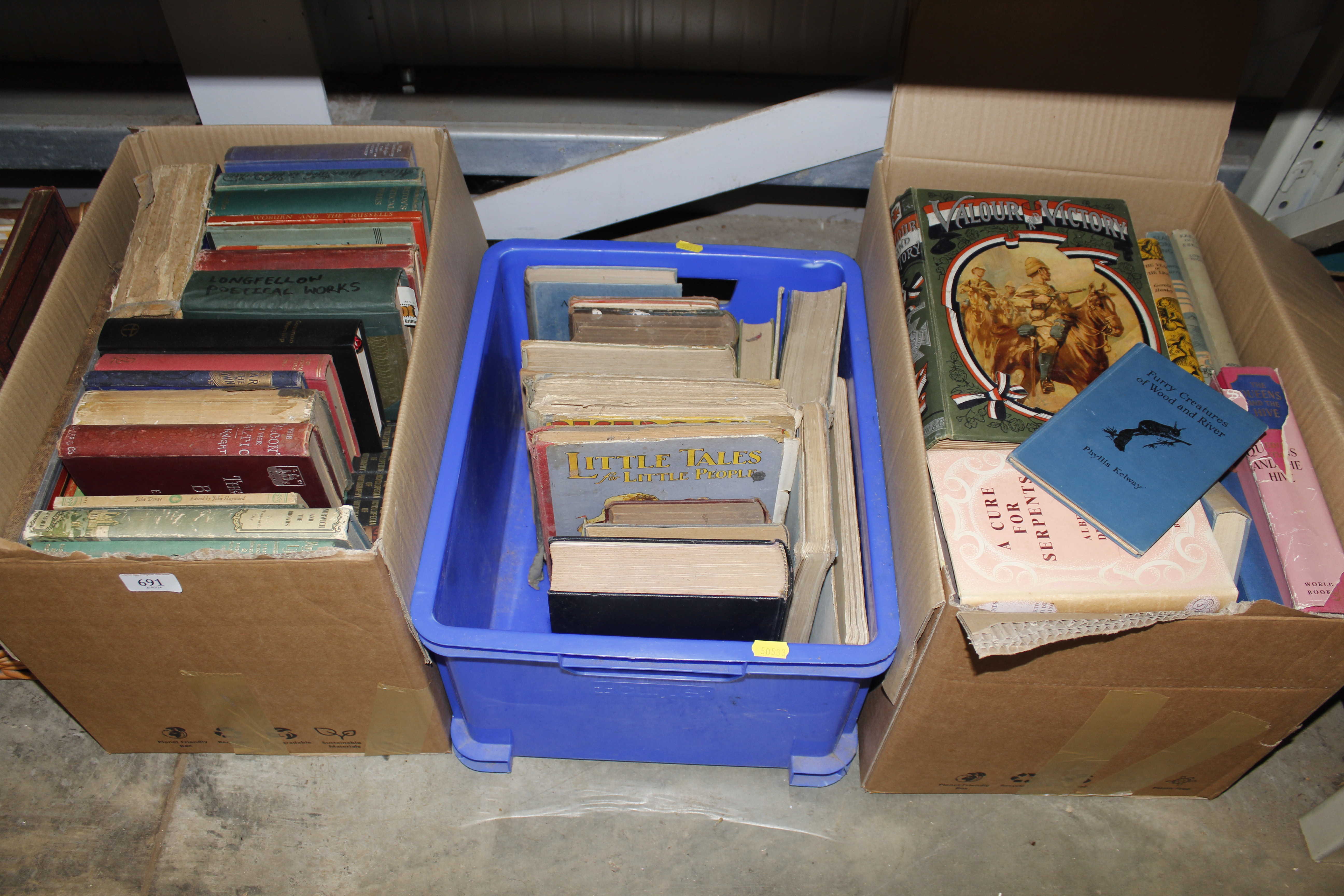 Five boxes of various books - Image 2 of 3
