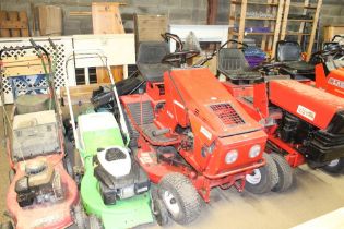 A Westwood H1200 ride on lawn mower with Honda GXV