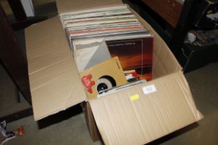 A box of records