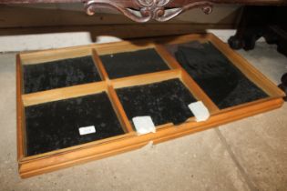 A table top display cabinet