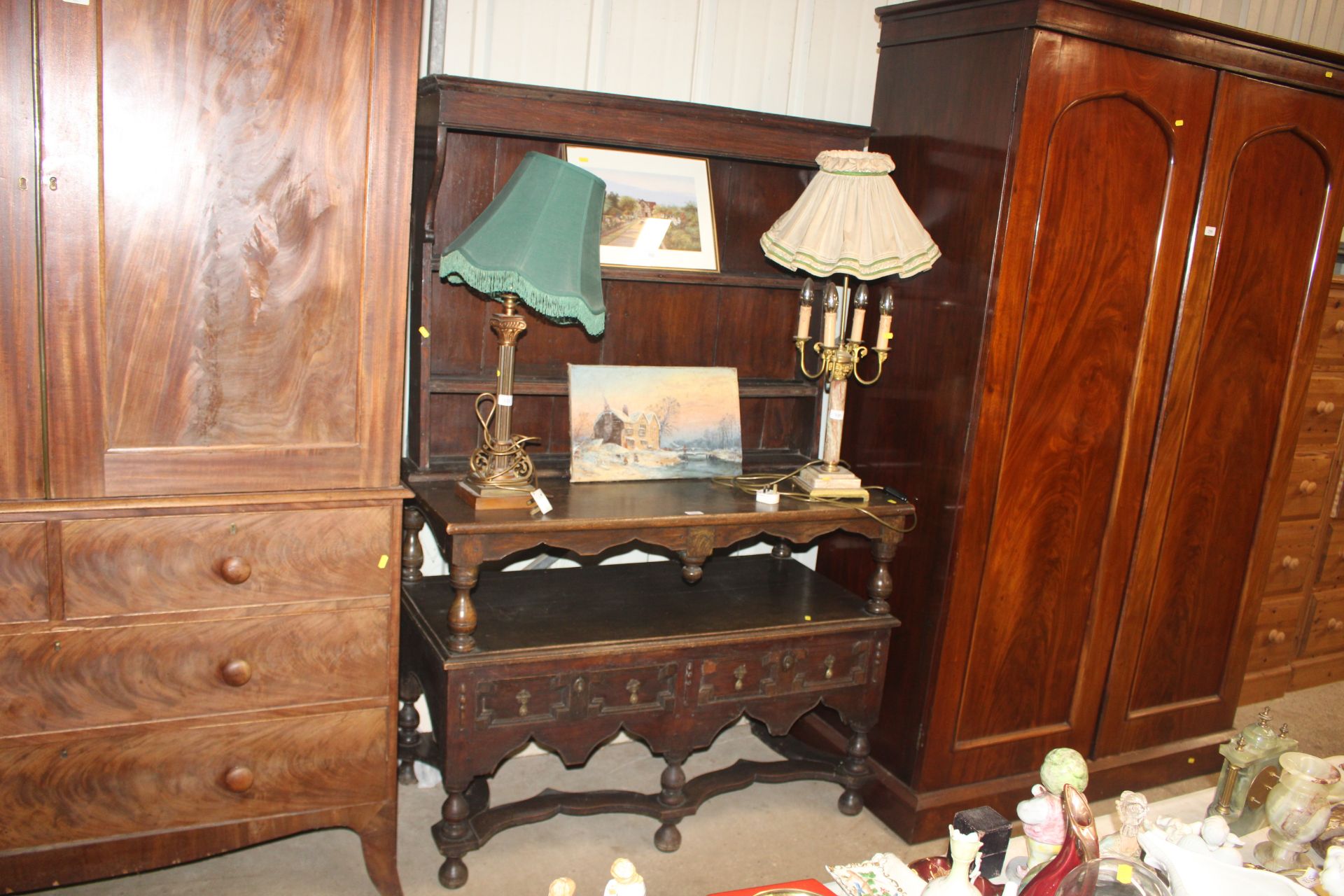 A 19th Century oak dresser