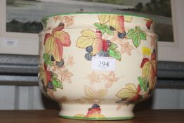 A Royal Doulton "Blackberry" pattern jardinière