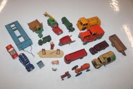 A quantity of various die-cast and other vehicles