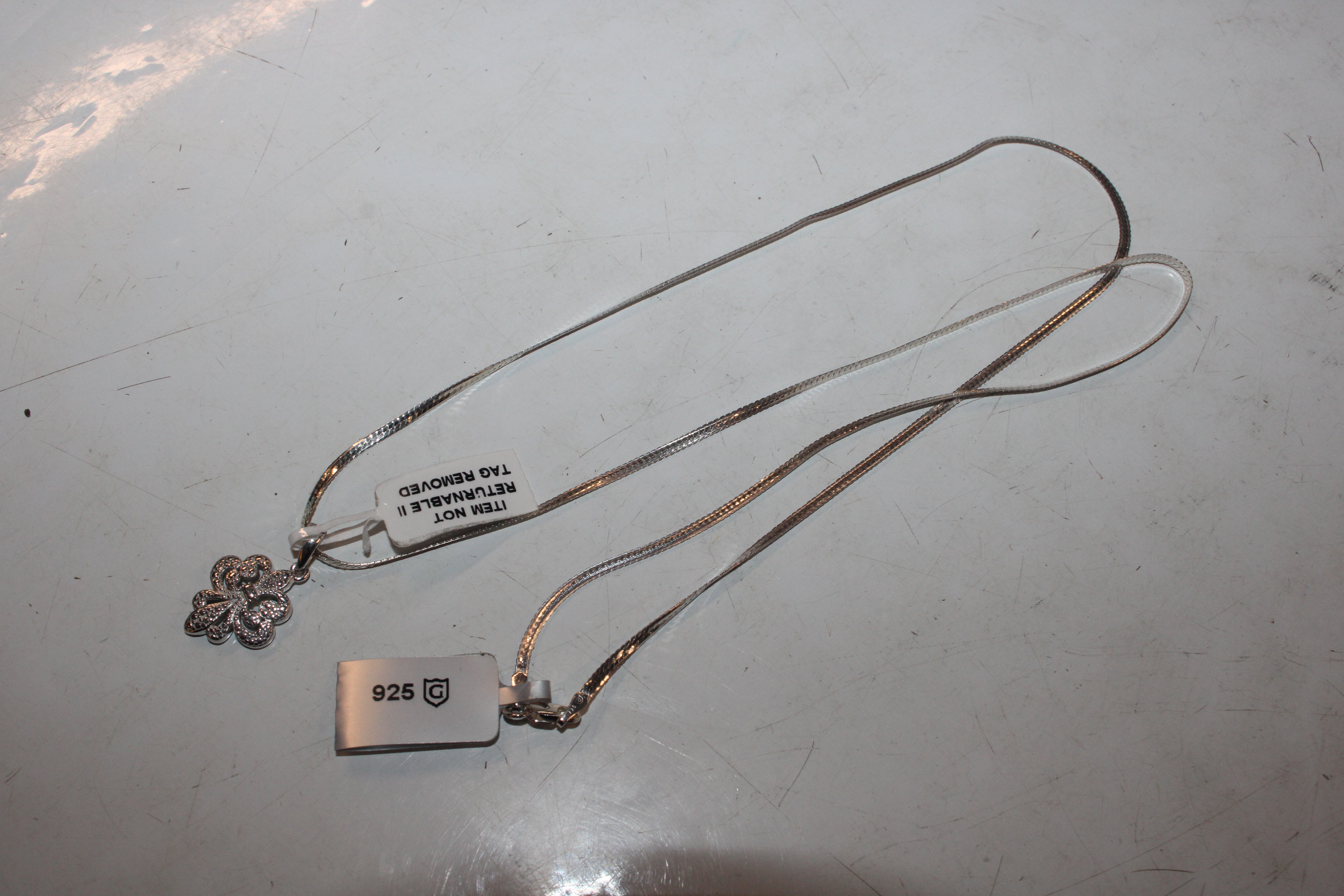 Six Sterling silver pendant necklaces, some semi-pr - Bild 2 aus 30