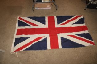 A British Army type flag, approx. 3' x 5'