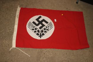 A German WWII style RAD flag