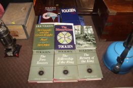 A quantity of J.R.R. Tolkien books to include revi