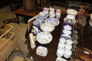 A quantity of various china to include Oriental bo