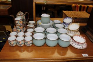 A quantity of Denby tea ware; Spode tea ware and a