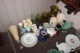 A quantity of various china to include a George VI