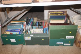 Four boxes of various books