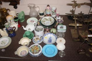 A quantity of mixed glass and china to include Ham