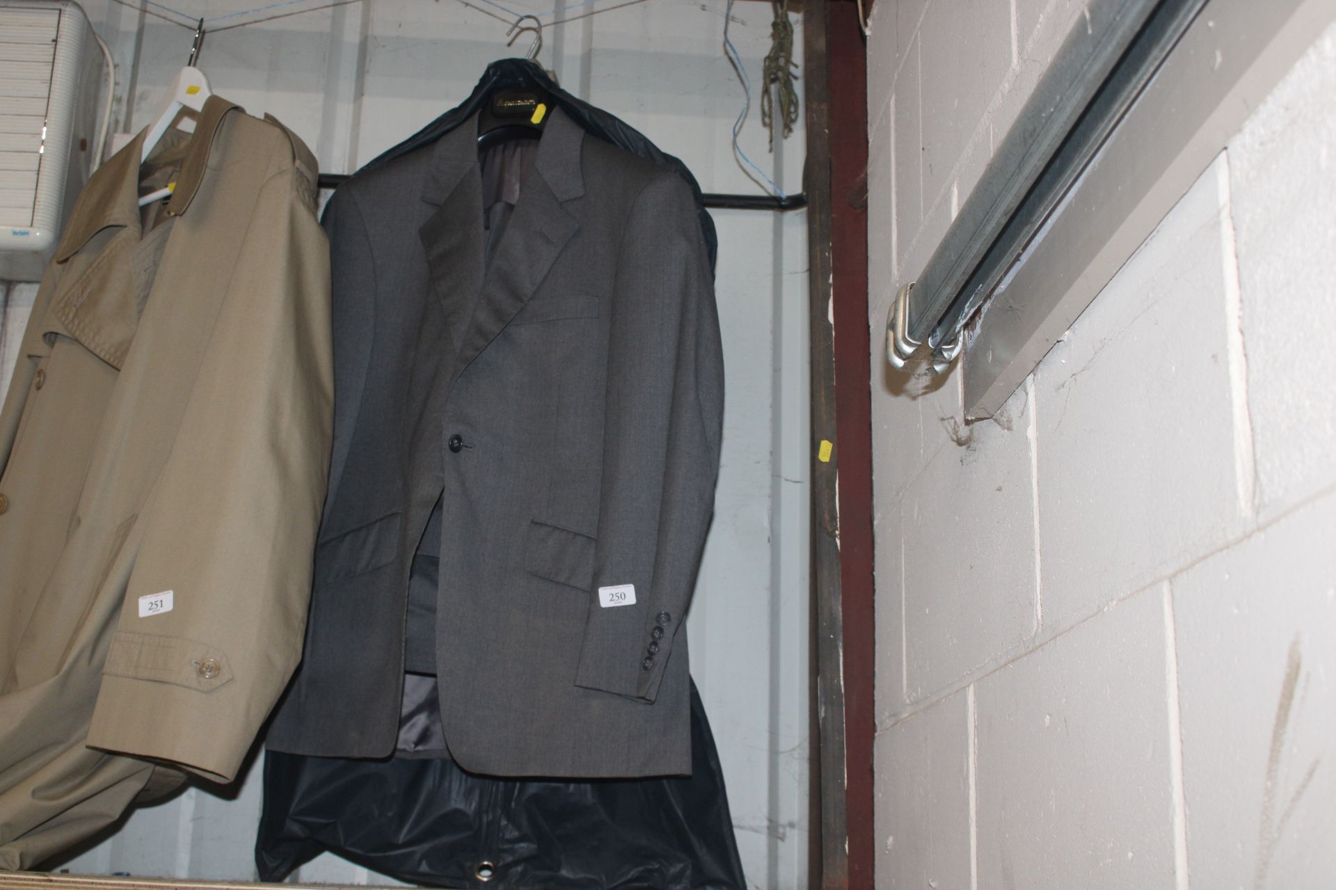 A men's Aquascutum 100% wool two piece suit