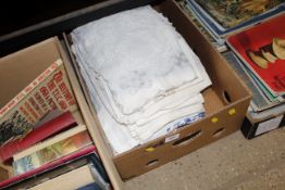 A box of Irish linens